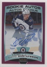 2019 O-Pee-Chee Platinum Rookie Autos Matte Pink 5/99 David Gustafsson Auto 0fb9