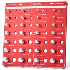 Thread Checker, 28 Nut and Bolt Thread Checker, Premium 14 Metric & 14 Standard