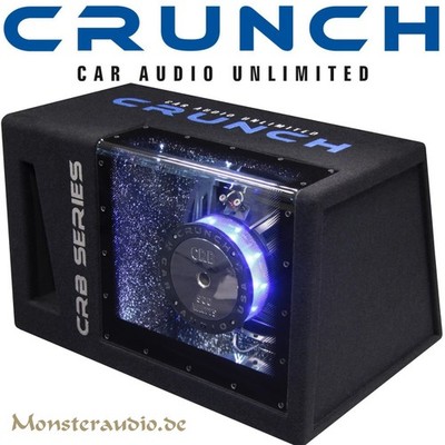 CRUNCH 1000 Watt Subwoofer 30cm Auto Bandpass Sub 12'' Bass CRB501