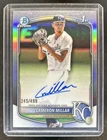 2025 Bowman Draft Cameron Millar Chrome Auto Refractor 1st #/499 Royals