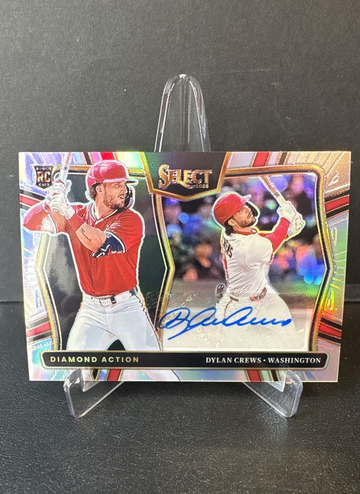 2025 Panini Select - Diamond Action Signatures Dylan Crews #DAS-DC (AU, RC)
