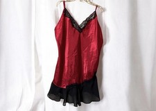 Vintage Cinema Etoile Women s Nightdress XL Red Black