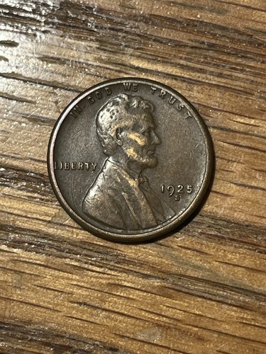 1925-S San Francisco Mint Copper Lincoln Wheat Cent