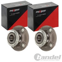 2X Maxgear Radnabe Hinten Beidseitig Passend FÜR Nissan Almera Primera