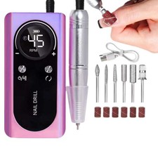 45000 RPM Pro Electric Nail File Drill Machine – USB Portable Rechargeable Manic