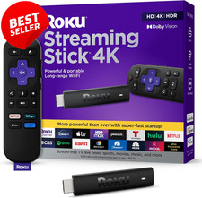 Streaming Stick 4K HDR Dolby Vision TV Device Voice Remote Long-Range Wi-Fi US