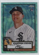 2021 Topps Chrome Platinum Anniversary Aqua Wave Refractor Jonathan Stiever 1p5