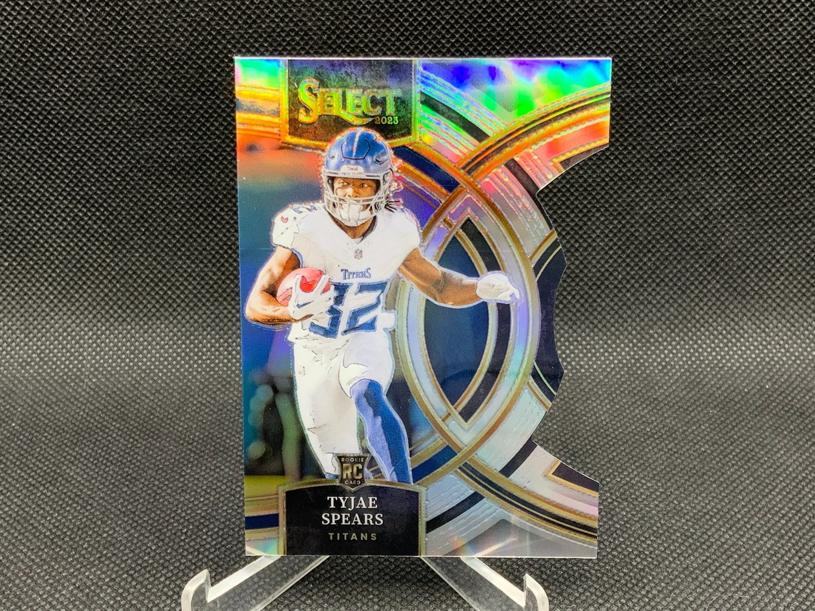 2023 Select TYJAE SPEARS Silver Prizm Die Cut Premier RC #172 Titans