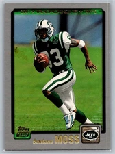 💎2001 Topps Football #330 Santana Moss RC - New York Jets💎