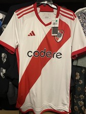 Camiseta de fútbol River Plate, talla mediana