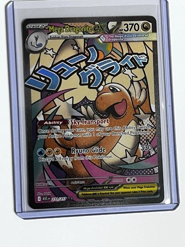 Mega Dragonite ex – Secret Rare 271/217 – Full Art Ultra Rare