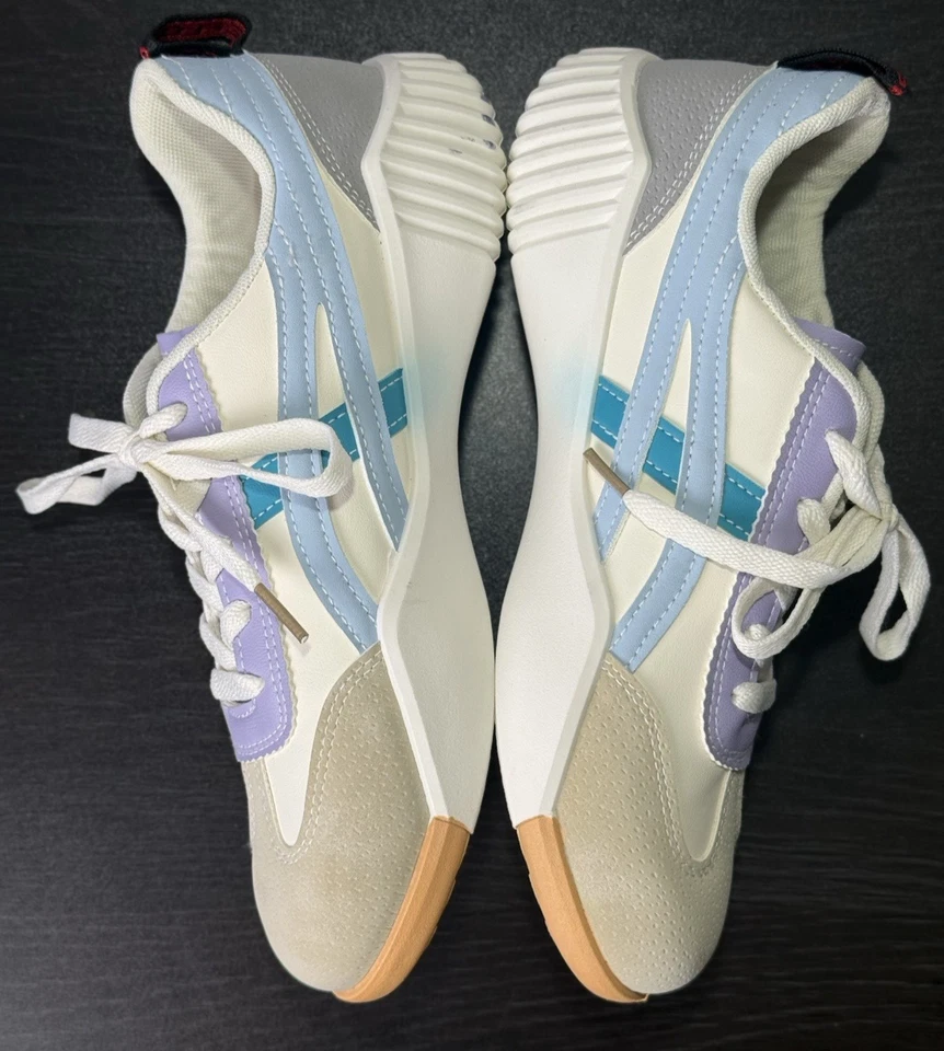 Zapatillas De Florence DF Cloudea Para Mujer Talla 9 Ligeras Púrpura y Azul Zapatos Foto 4 de 4