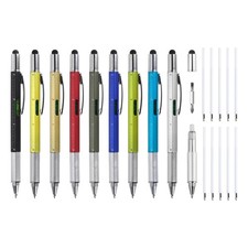 36pcs 6 in 1 Multitool Tech Tool Pen Gifts for Men with Ballpoint Pen