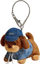 Cute Honey Bee Charms Keychain Kawaii Dog,Purse Backpack Charms Accessories Key