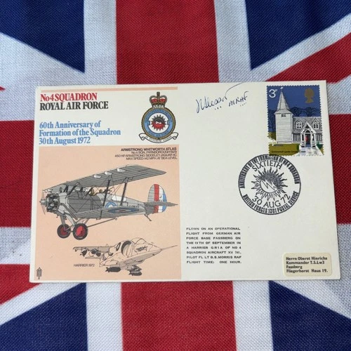 RAF FDC 4 Squadron Signed by MRAF Sir John Slessor WW1 & WW2 RFC RAF 1915-1952