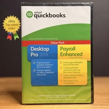 NEW Quickbooks 2019 Desktop Pro Windows US Retail Accounting - SEALED