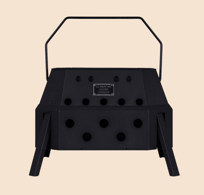 CARGO Container Fire Pit Max Camping Double Combustion Portable