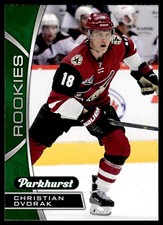 2016-17 Upper Deck Parkhurst Rookies Previews Christian Dvorak Arizona Coyotes