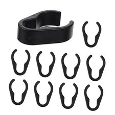 10Pcs Microphone Cable Clip, Plastic Mic Pole Wire Clips for Mic with an Inner
