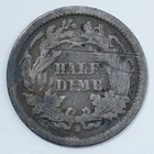 1866-S Seated Liberty Half Dime - Damaged Cull — photo 2