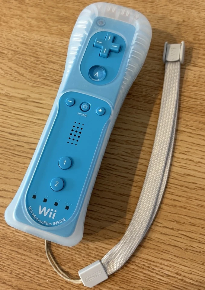 Nintendo Wii Motion Plus Blue Controller Box Tested Japan - Image 2 of 4