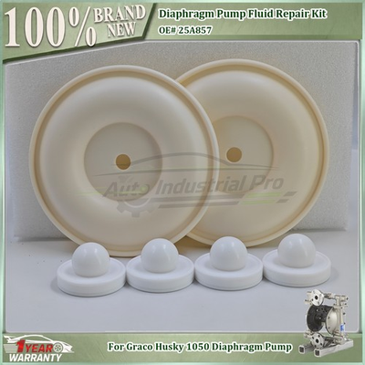 #ad For Graco Husky 1050 Diaphragm Pump Complete Fluid Repair Kit 25A857 PTFE NEW $209.00