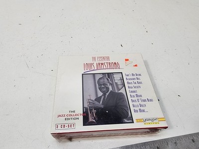 The Essential Louis Armstrong Jazz Collector Edition 3 CD Set Laser Light