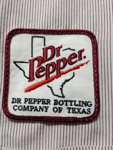 Dr. Pepper Herren Vintage rot weiß gestreift Knopf Mitarbeiter Hemd 16 1/2" Riverside - Bild 5 von 19
