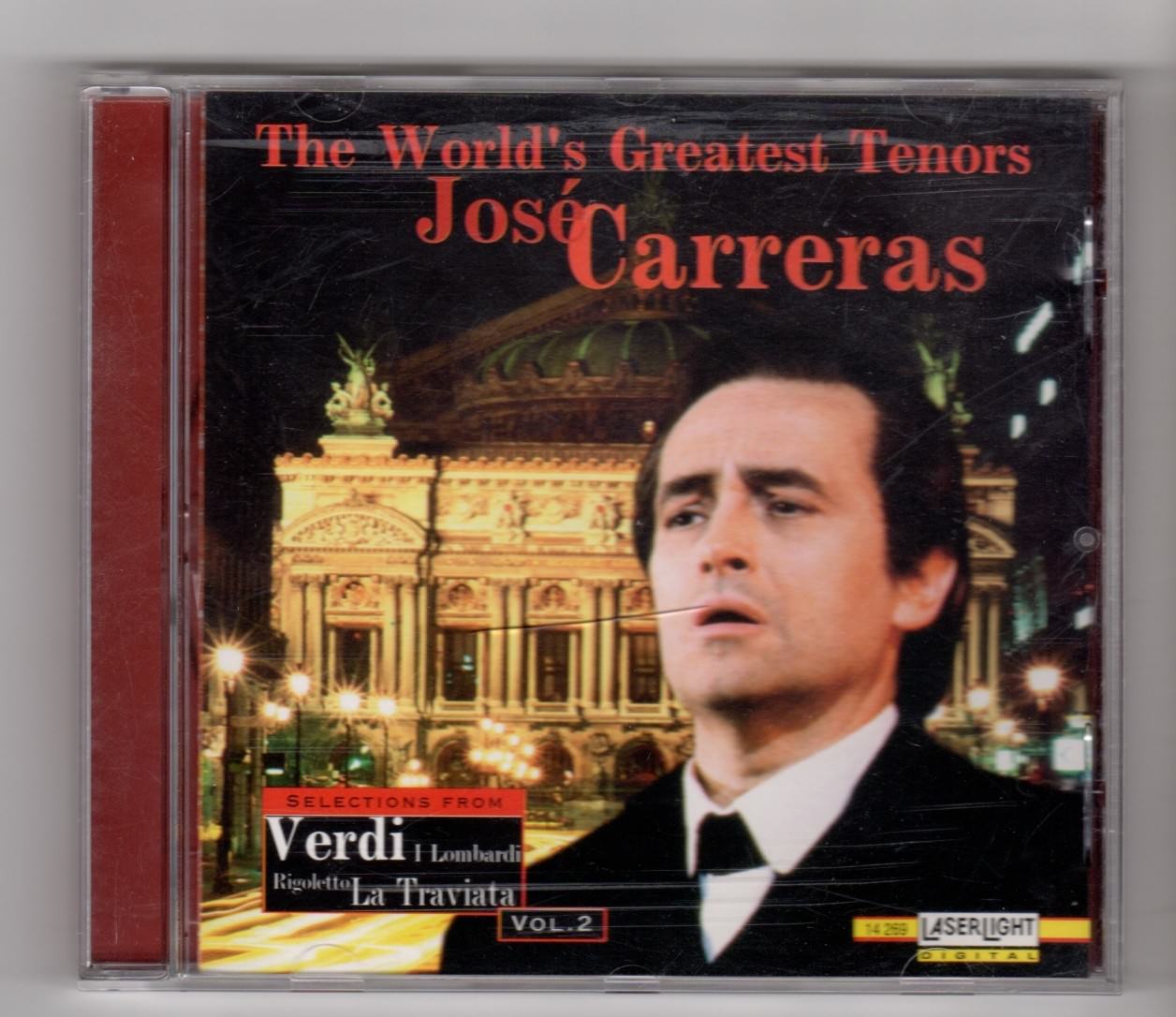 (HX36) The World's Greatest Tenors, Jose Carreras - Verdi Vol 2 - 1995 CD