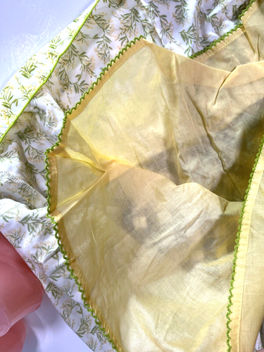 Matilda Jane Dress Girls Size 12 Blue Floral Gingham Long Sleeve Daisy New w/Tag - Picture 9 of 12