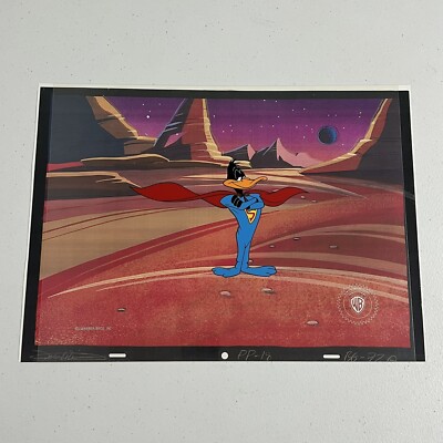 ''Stupor Duck'' Super Daffy Duck Warner Bros Sericel Limited Edition 1991 AP */250