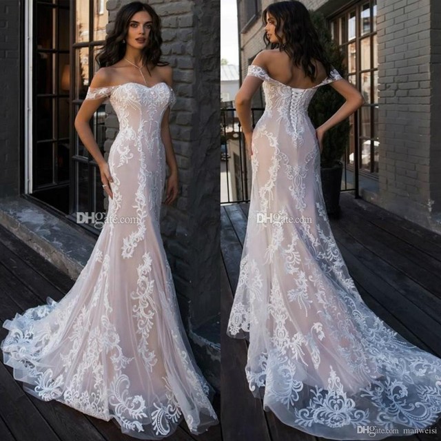 mermaid wedding dress beach