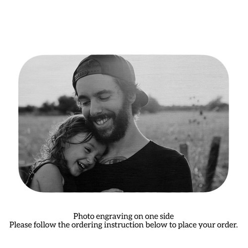Grabado de acero inoxidable Best Dad tarjeta billetera personalizada recuerdo de hija - Imagen 12 de 14