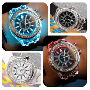 ladies watch with backlight