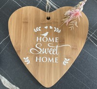 Deko HäNger Herz Schneidebrett Xl Geschenk Verziert Landhaus Shabby Unikat