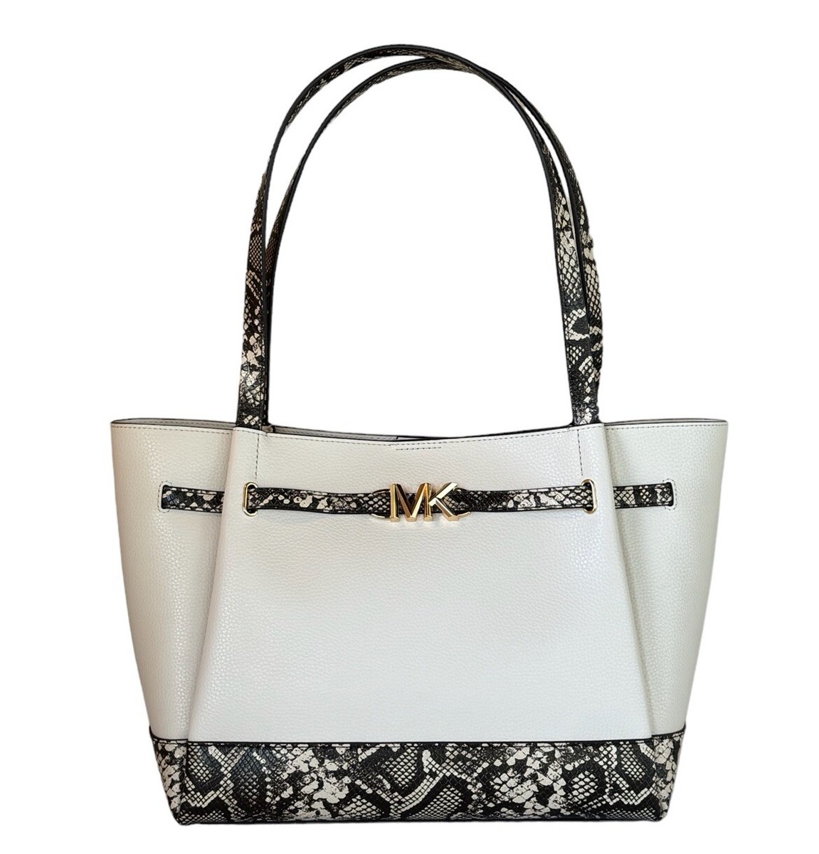 【Michael Kors】REED LG BELTED TOTE★送料無料!! MICHAEL KORS REED LARGE BELTED TOTE SHOULDER BAG EXOTIC