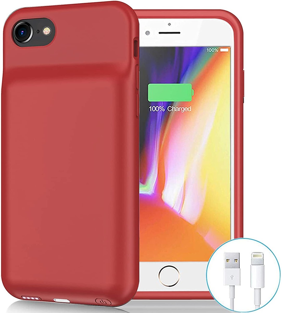 Battery Case for iPhone 6/6s/7/8/SE 2020(2nd Generation), 6500mAh