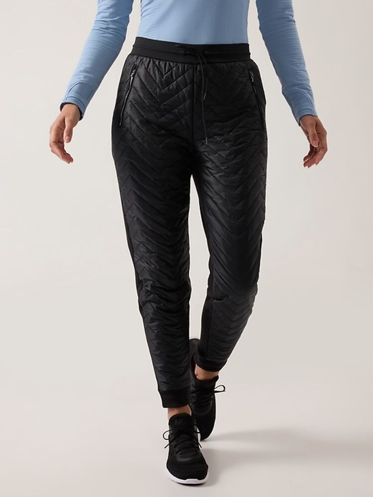 NWOT Athleta SOLSTICE JOGGER, BLACK SIZE 10 #467123 Y0509H