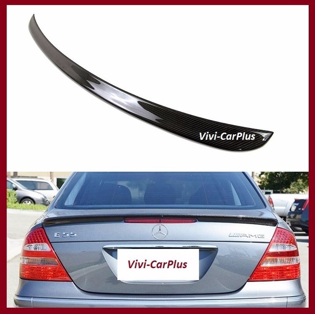 AMG Type Carbon Fiber Trunk Wing Spoiler 0309 BENZ W211 E300 E350 E500 E55 E63 eBay