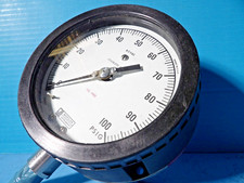 WEKSLER ROYAL 100 PSIG PRESSURE GAUGE GR2-16-3S STAINLESS STEEL