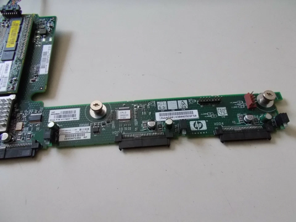Proliant BL480c SAS HDD Backplane HP 417907-001, 256MB Cache & Battery, #K- 211 - Image 3 of 3