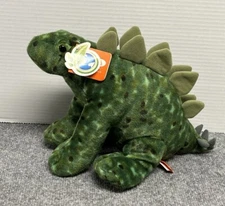 Wild Republic Green Dinosaur Stegosaurus Plush 12" Stuffed Animal