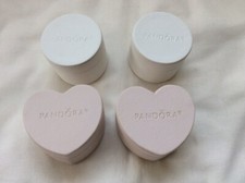 EMPTY Pandora Limited Edition Heart and Round Charm Jewelry Gift Box Pre-owned