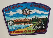 1997 National Jamboree Ore-Ida Council Purple  JSP Boy Scout TK8
