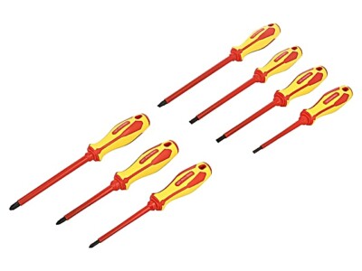 30617MR set: screwdriver Qty: 7 insulated Phillips, flat KING TONY