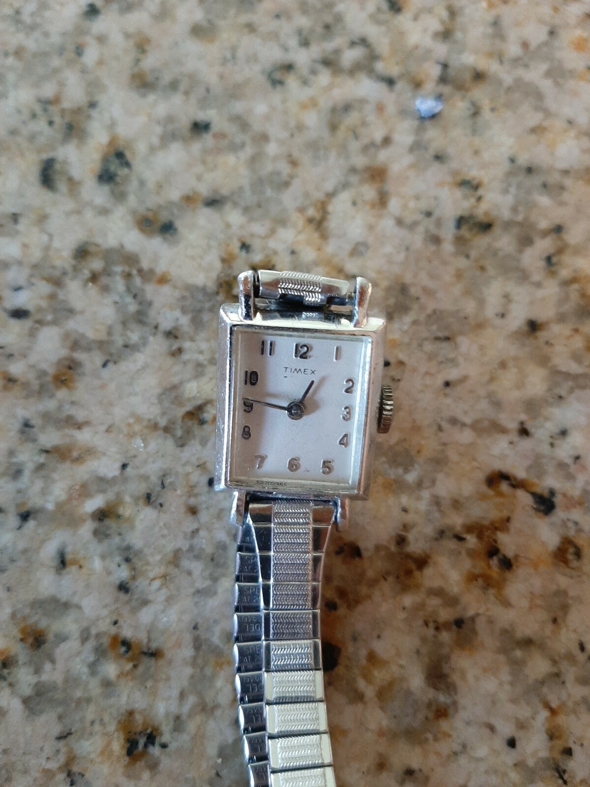 Timex Women Watch Base Metal Bezel Stainless Back Speidel Band untested