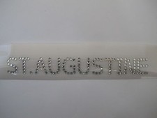 7570 6" Rhinestone Iron On Transfer HOT FIX ST. AUGUSTINE