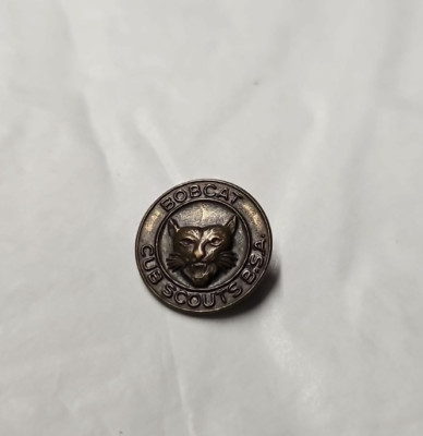 BOBCAT BSA Boy Scouts of America, BOBCAT Pin, Cub Scouts Pin Antique Vintage