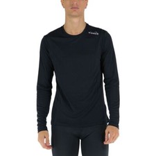 Diadora Men's LS Core Tee Running Jersey Black 178532 80013