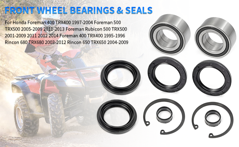 SWINGARM BEARING SEAL BOLT REBUILD KIT HONDA FOREMAN 450 - Foto 7